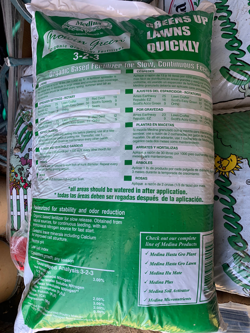 Medina Granular Organic Fertilizer 3-2-3