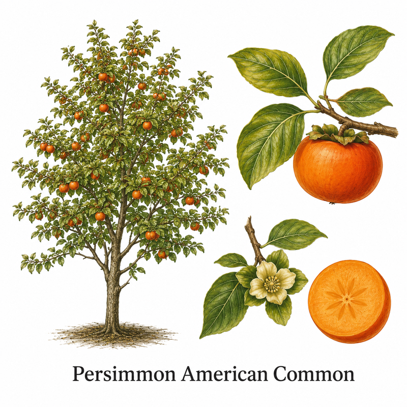 Persimmon American Common – Texas Tree Farms