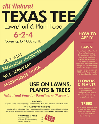 Texas Tee Organic Fertilizer 6-2-4